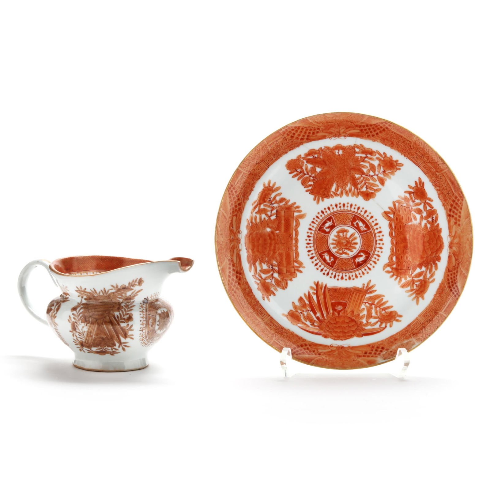 A CHINESE EXPORT PORCELAIN FITZHUGH
