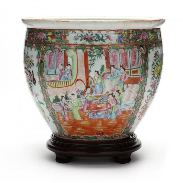 A CHINESE EXPORT PORCELAIN ROSE