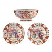 A CHINESE EXPORT PORCELAIN ROS