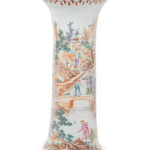 A Chinese Export Porcelain Vase