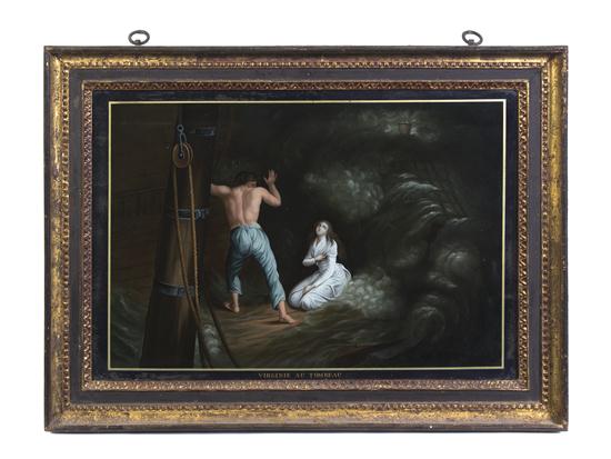 A Chinese Export Reverse Painting