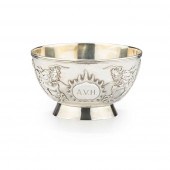 A CHINESE EXPORT SILVER BOWL
W