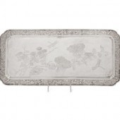 A Chinese Export Silver Servin