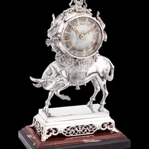 A Chinese Export Silvered Bronze