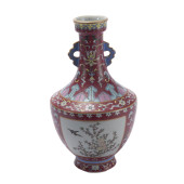 A CHINESE FAMILE ROSE FLOWER P