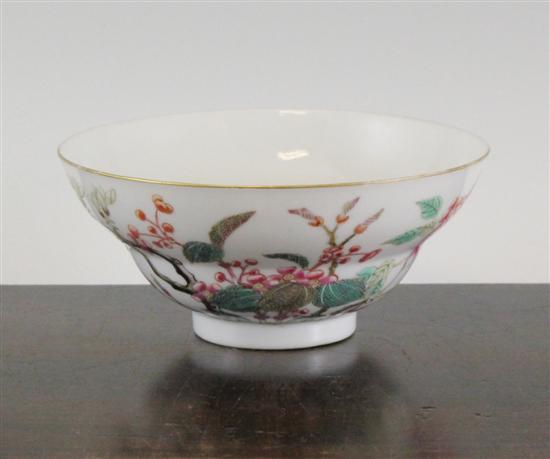 A Chinese famille rose bowl