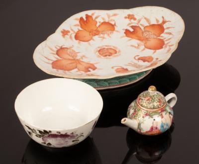 A Chinese famille rose ceremonial
