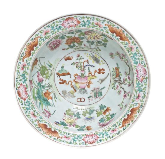 A Chinese Famille Rose Decorated