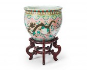 A CHINESE FAMILLE ROSE ENAMELE