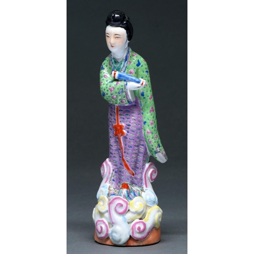 A Chinese famille rose figure of an