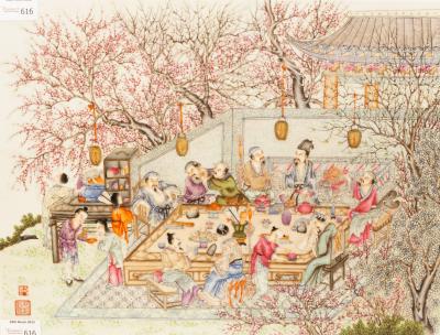 A Chinese famille rose porcelain