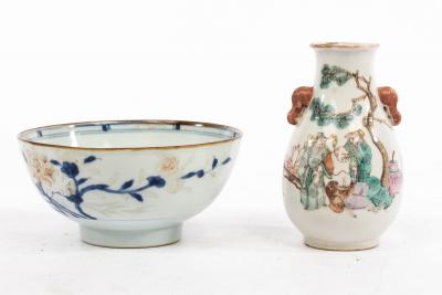 A Chinese famille rose vase, late
