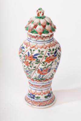 A Chinese famille vert vase,