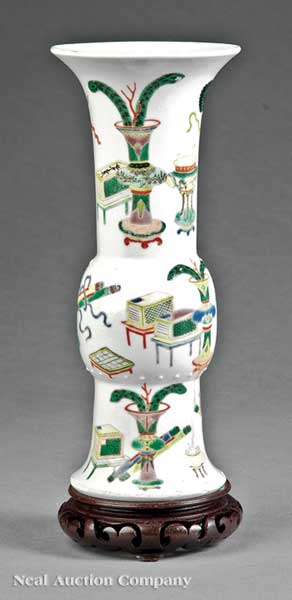 A Chinese Famille Verte Porcelain