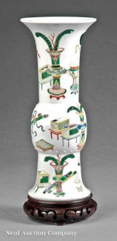 A Chinese Famille Verte Porcel