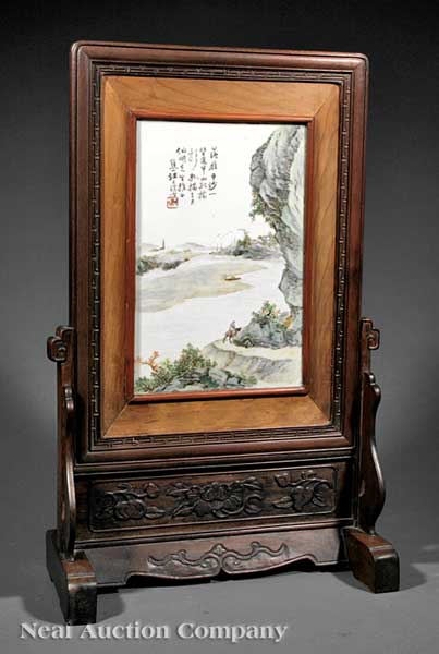 A Chinese Famille Verte Porcelain
