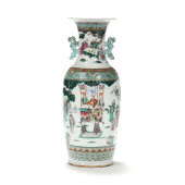 A CHINESE FAMILLE VERTE PORCEL