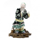 A CHINESE FAMILLE VERTE PORCEL