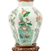 A Chinese Famille Verte Porcel