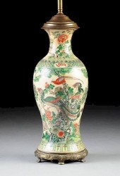 A CHINESE FAMILLE VERTE PORCEL