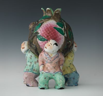 A Chinese Figurine of Three