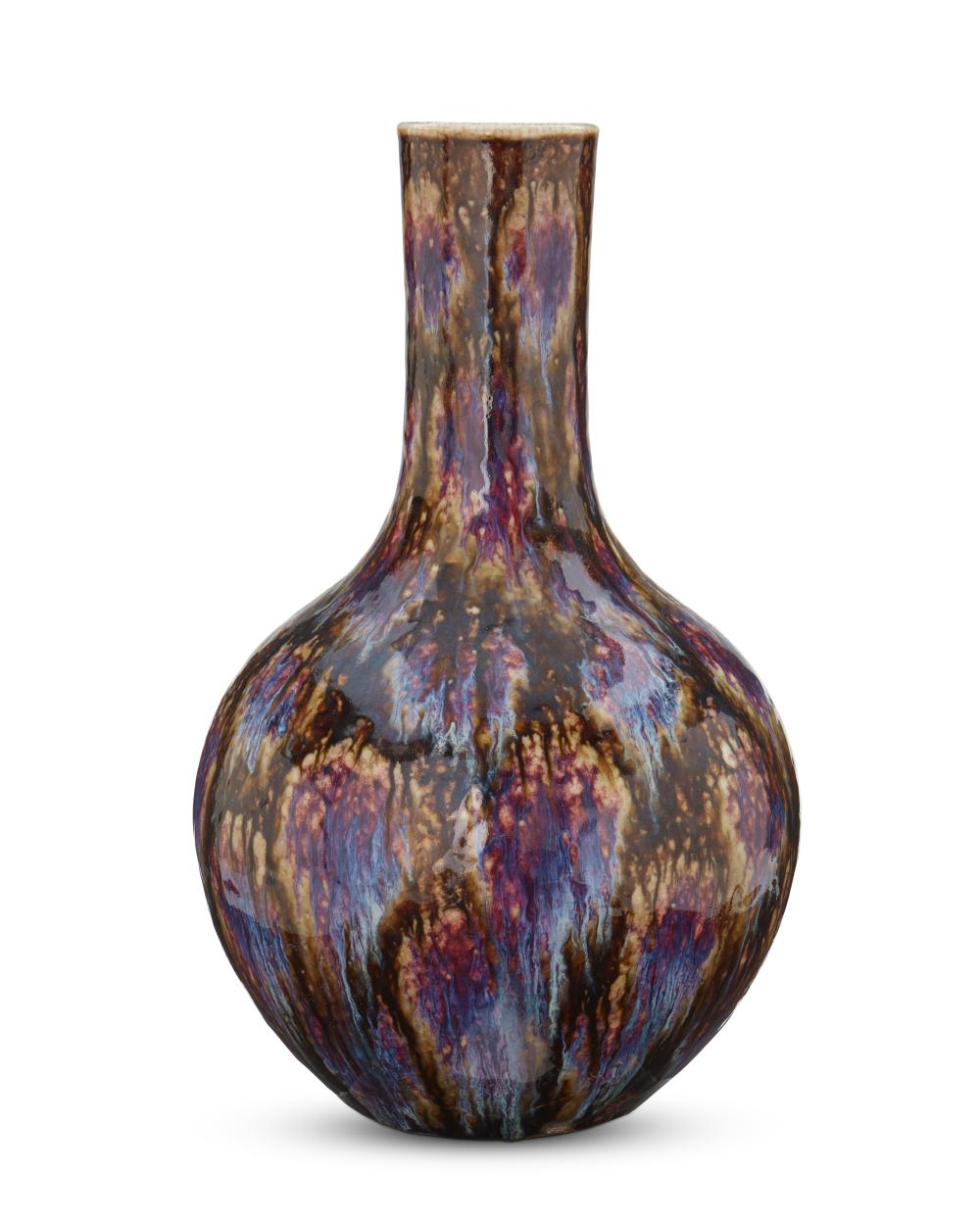 A CHINESE FLAMBé GLAZED PORCELAIN