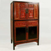A Chinese Fujian Red Lacquer N