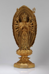A CHINESE GILT THOUSAND-HAND R