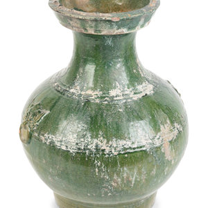 A Chinese Green-Glazed Terracotta