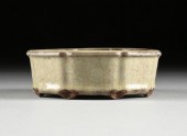 A CHINESE GUAN WARE CREAM CRAC