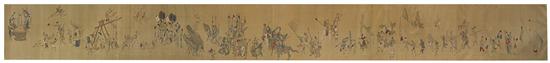 * A Chinese Handscroll on Silk