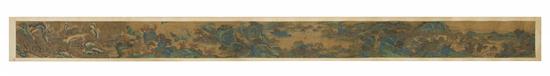 A Chinese Handscroll Painting on