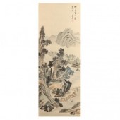 A CHINESE HANGING SCROLL PAINT
