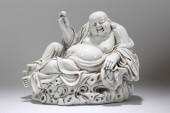 A CHINESE HAPPY-BUDDHA DE BLAC