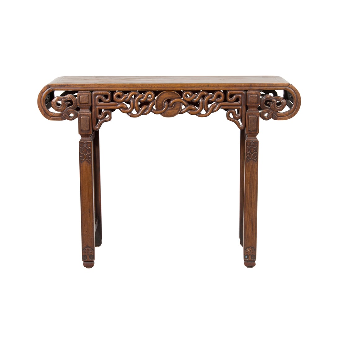 A CHINESE HARDWOOD ALTAR TABLEA