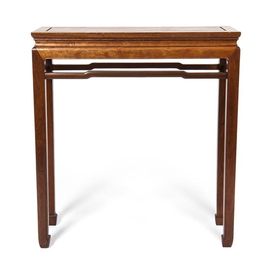 A Chinese Hardwood Wine Table