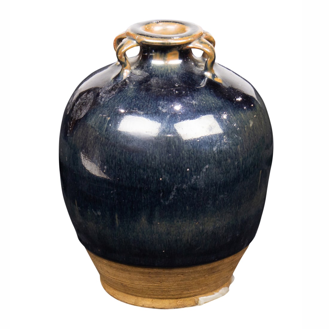 A CHINESE HENAN BLACK GLAZED JARA