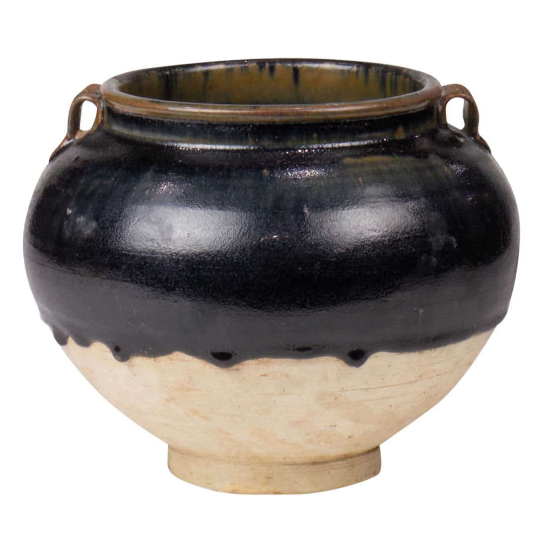 A CHINESE HENAN BLACK GLAZED JARA