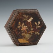 A Chinese Hexagonal Rosewood C