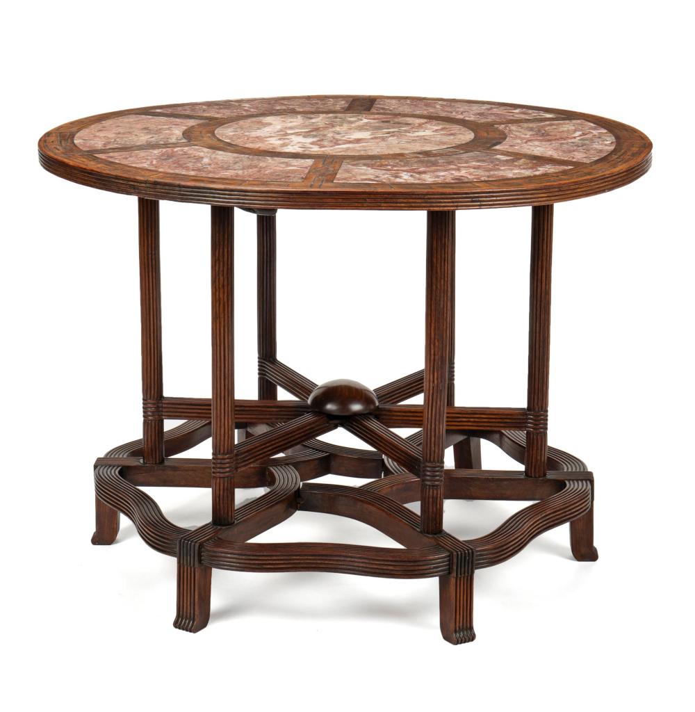 A CHINESE HONGMU WOOD CENTER TABLEA