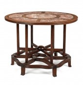 A CHINESE HONGMU WOOD CENTER T