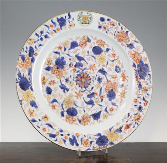 A Chinese Imari charger Kangxi