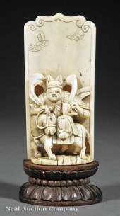 A Chinese Ivory Wei Tuo Group