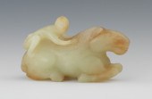 A Chinese Jade Carving of a Mo