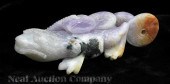 A Chinese Jadeite Figure of th