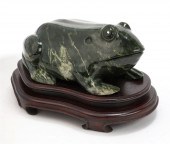 A CHINESE  JADEITE MODEL OF A