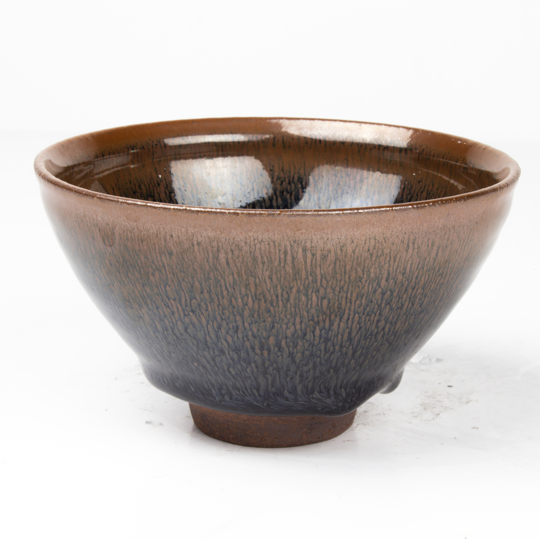 A CHINESE JIAN TYPE HARE'S FUR BOWL
