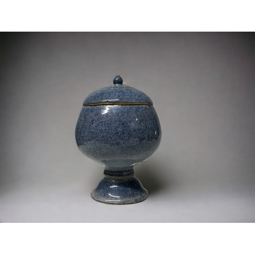 A Chinese Jun type glaze lidded