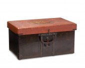 A CHINESE LACQUERED WOOD CHEST