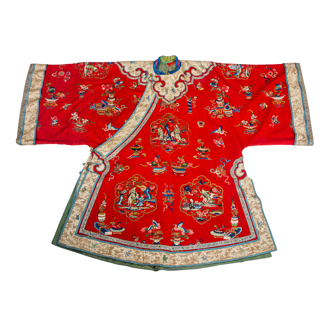 A CHINESE LADY'S EMBROIDERED